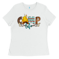 White camp life Ladies Tee - Artiststas