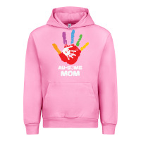 Fuchsia Pink LIL Autism Mom Urban Hoodie - CowhideDigitalArt
