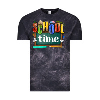 Cloud Black school time Vintage Tee - NancyCooperArtShop