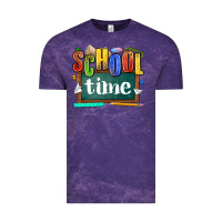 Cloud Purple school time Vintage Tee - NancyCooperArtShop