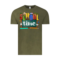 Vintage Olive school time Vintage Tee - NancyCooperArtShop