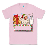 Bubblegum Pink christmas santa custom name Classic Tee - MaliasSmallBusiness