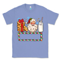 Colony Blue christmas santa custom name Classic Tee - MaliasSmallBusiness
