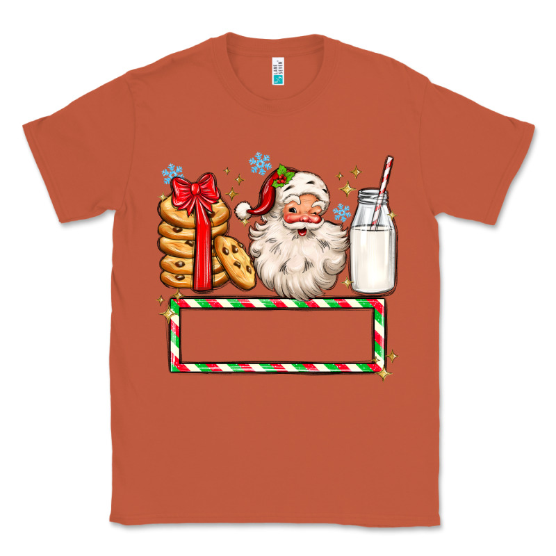 Christmas Santa Custom Name Classic Tee by MaliasSmallBusiness | Teevron
