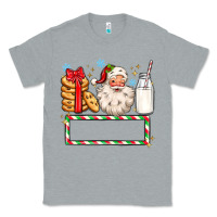 Heather Grey christmas santa custom name Classic Tee - MaliasSmallBusiness