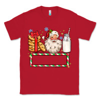 Red christmas santa custom name Classic Tee - MaliasSmallBusiness