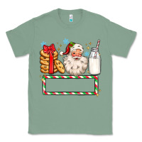 Sage christmas santa custom name Classic Tee - MaliasSmallBusiness