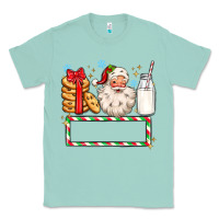 Seafoam christmas santa custom name Classic Tee - MaliasSmallBusiness