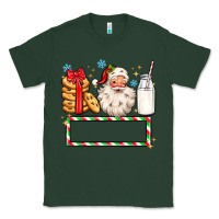 Sports Green christmas santa custom name Classic Tee - MaliasSmallBusiness