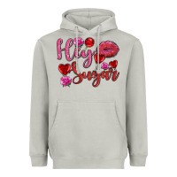 Moon Dust hey sugar with lips and candies olivia Heavyweight Hoodie - OliviaCreatesArt