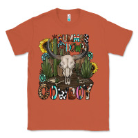 Copper summer down cowboy Classic Tee - CowhideDigitalArt