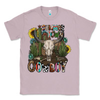 Lilac summer down cowboy Classic Tee - CowhideDigitalArt