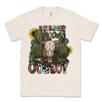 Natural summer down cowboy Classic Tee - CowhideDigitalArt