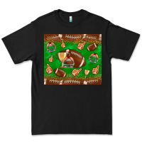 Black football leopard Premium Tee - NancyCooperArtShop