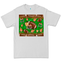 Dove Grey football leopard Premium Tee - NancyCooperArtShop