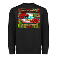 Black texas chica with roses Heavyweight Sweatshirt - Jasminsmagicworld