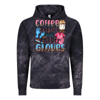 Cloud Black coffee scrubs and rubber gloves Vintage Hoodie - NancyCooperArtShop
