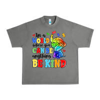 Tornado in a world where you can be anything be kind Urban Heavy Tee - MaliasSmallBusiness