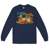 Navy Cutest Pumpkin In The Patch Long Sleeve Tee - LillyAllenDesigns