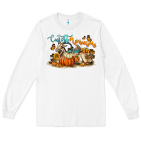 White Cutest Pumpkin In The Patch Long Sleeve Tee - LillyAllenDesigns