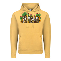 Vintage Mustard Cactus Cowhide Sunflower Mama and Mini Set Vintage Hoodie - Jasminsmagicworld