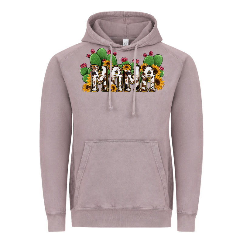 Cactus Cowhide Sunflower Mama And Mini Set Vintage Hoodie by Jasminsmagicworld | Teevron