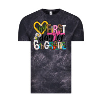 Cloud Black my first day of 6th grade Vintage Tee - NancyCooperArtShop