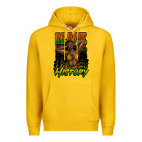 Black History Afro Woman Premium Hoodie | Teevron