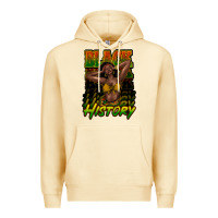 Pina Colada Black history afro woman Premium Hoodie - HowdyJamesFarm