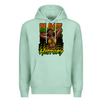 Seafoam Black history afro woman Premium Hoodie - HowdyJamesFarm