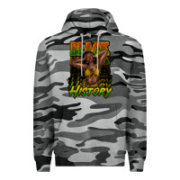 Slate Camo Black history afro woman Premium Hoodie - HowdyJamesFarm