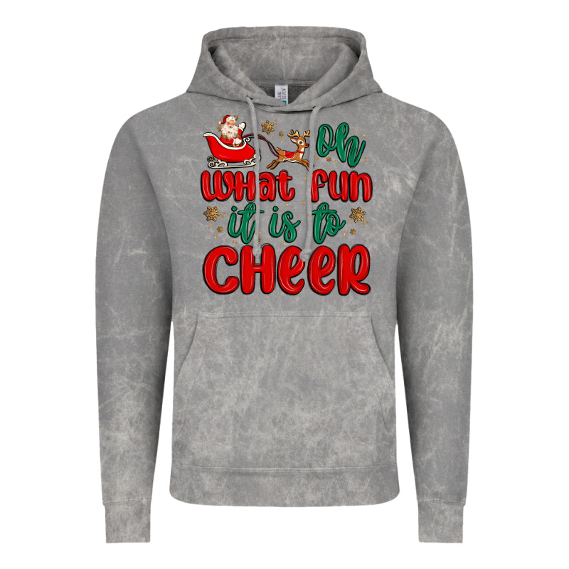 Oh What Fun It Is To Cheer Vintage Hoodie by MaliasSmallBusiness | Teevron