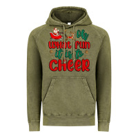 Vintage Olive oh what fun it is to cheer Vintage Hoodie - MaliasSmallBusiness