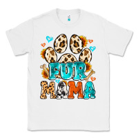 White fur mama Classic Tee - MaliasSmallBusiness