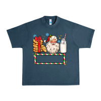 Midnight Navy christmas santa custom name Urban Heavy Tee - MaliasSmallBusiness