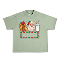 Oil Green christmas santa custom name Urban Heavy Tee - MaliasSmallBusiness