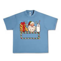 Pebble Blue christmas santa custom name Urban Heavy Tee - MaliasSmallBusiness