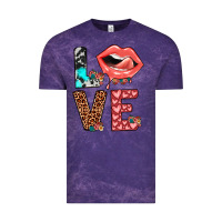 Cloud Purple valentines love Vintage Tee - JahusDesignShop