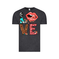 Vintage Black valentines love Vintage Tee - JahusDesignShop