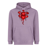 Lavender heart balloons olivia Heavyweight Hoodie - OliviaCreatesArt