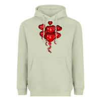 Matcha heart balloons olivia Heavyweight Hoodie - OliviaCreatesArt