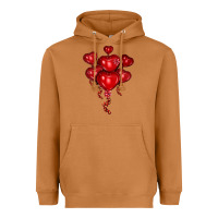 Meerkat heart balloons olivia Heavyweight Hoodie - OliviaCreatesArt