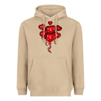 Mushroom heart balloons olivia Heavyweight Hoodie - OliviaCreatesArt