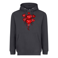 Smoke heart balloons olivia Heavyweight Hoodie - OliviaCreatesArt