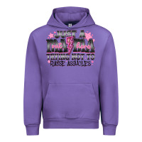 Tulip Just a Mama Out Here Trying Not To Raise Assholes Urban Hoodie - CowhideDigitalArt