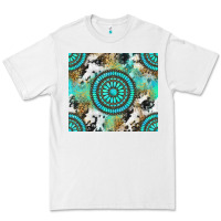 White gemstone leopard cowhide Premium Tee - NancyCooperArtShop