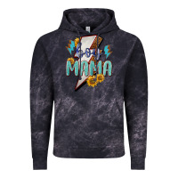 Cloud Black boy mama lightning bold Vintage Hoodie - NancyCooperArtShop