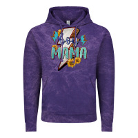 Cloud Purple boy mama lightning bold Vintage Hoodie - NancyCooperArtShop