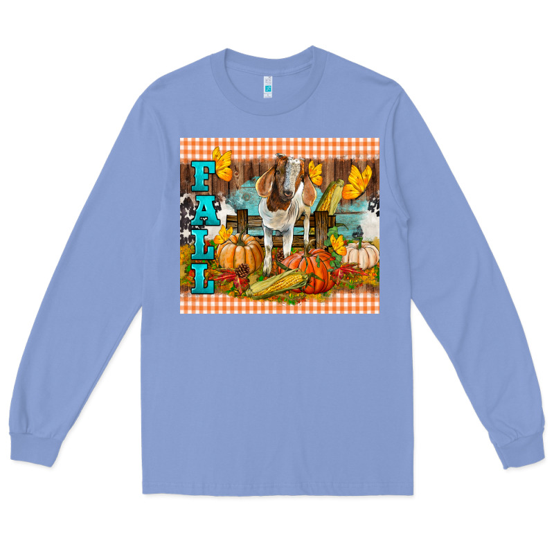 Fall With Baby Goat Long Sleeve Tee by LillyAllenDesigns | Teevron