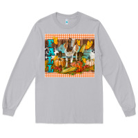 Moon Dust fall with baby goat Long Sleeve Tee - LillyAllenDesigns